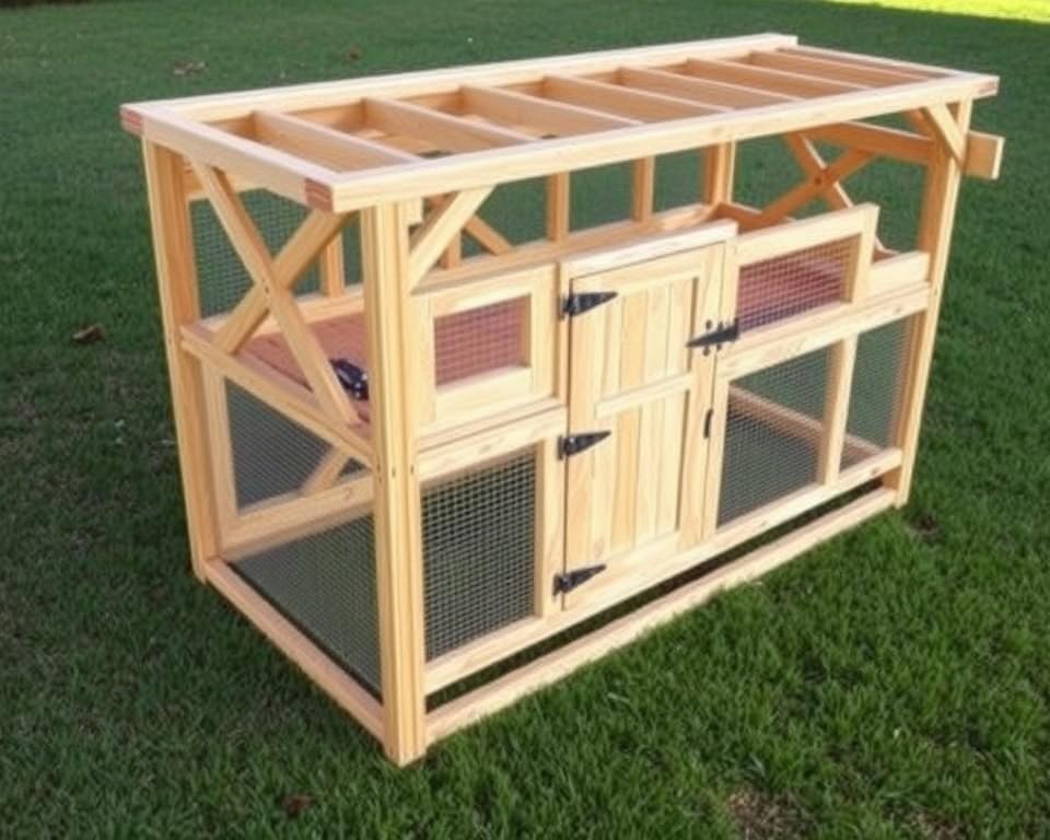 Hasenstall Grundkonstruktion