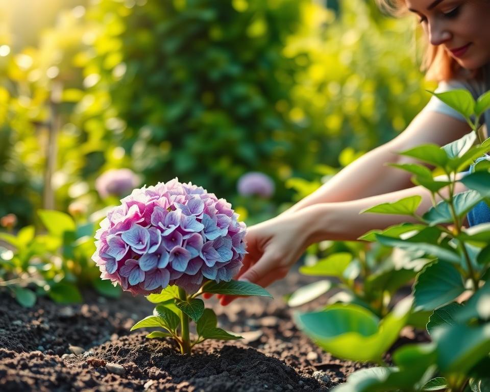 Hortensien pflanzen Zeitpunkt