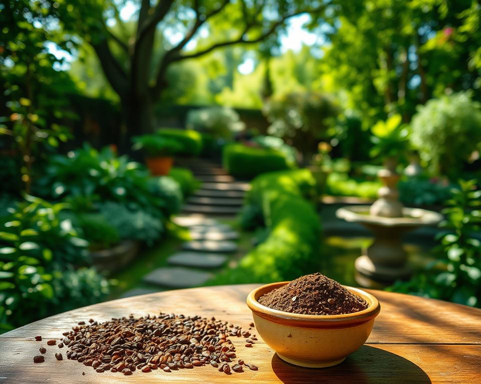 Kaffeesatz Dosierung im Garten Kaffeesatz Dosierung im Garten