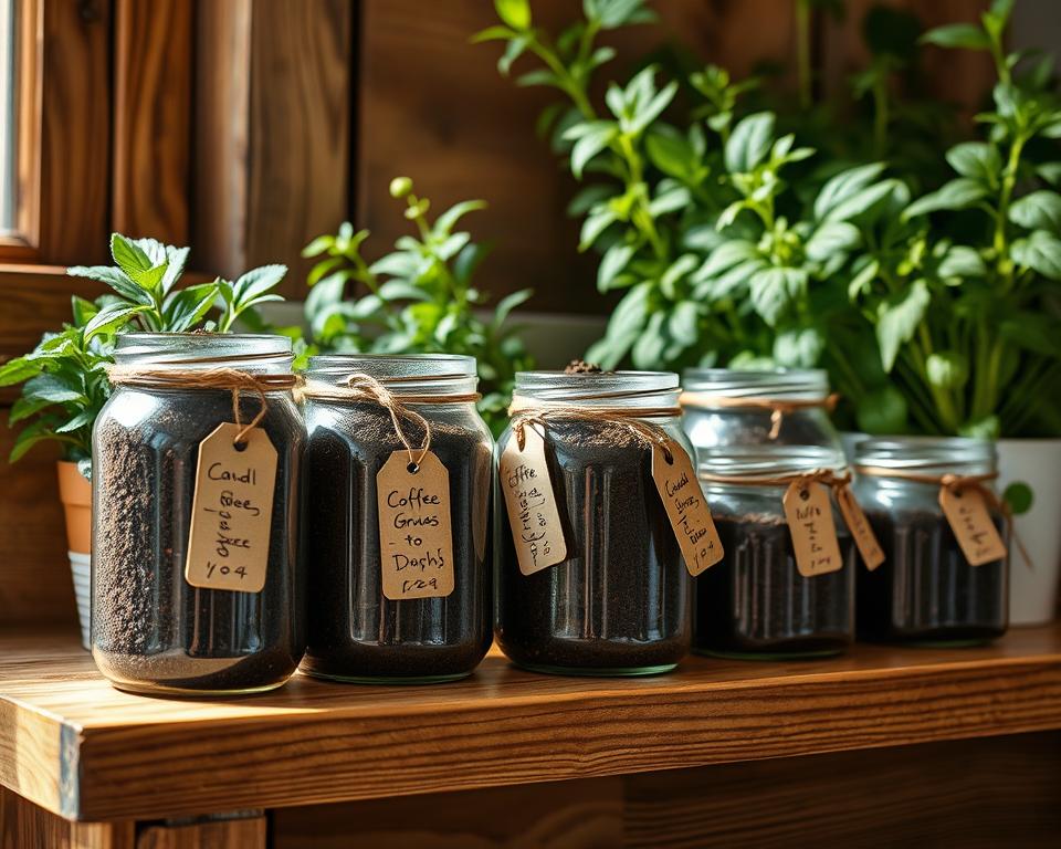 Kaffeesatz sammeln und lagern Kaffeesatz sammeln und lagern