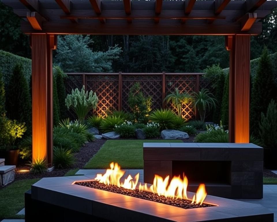 Kreative Feuerstelle Gestaltung im Garten