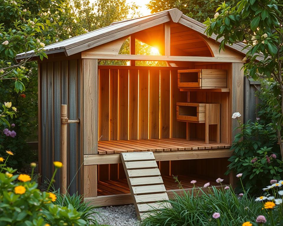 Laufenten Stall bauen Anleitung