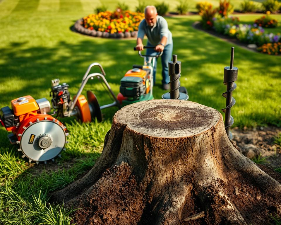 Mechanische Stumpfentfernung Methoden