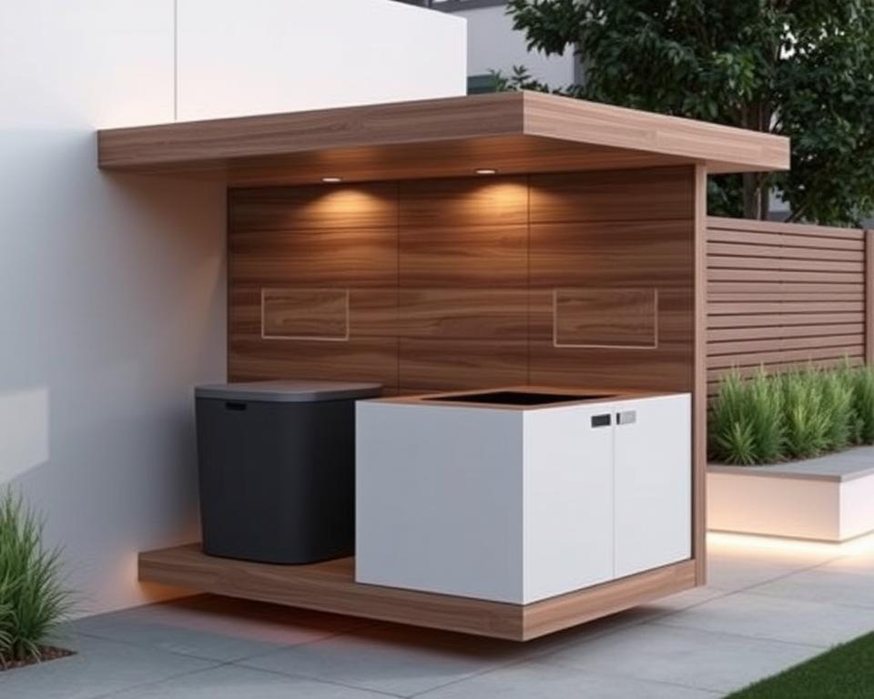 Moderne Mülltonnenunterstände Design Moderne Mülltonnenunterstände Design