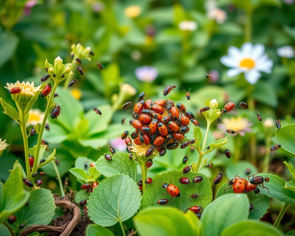 Nützlinge gegen Erdwanzen im Garten