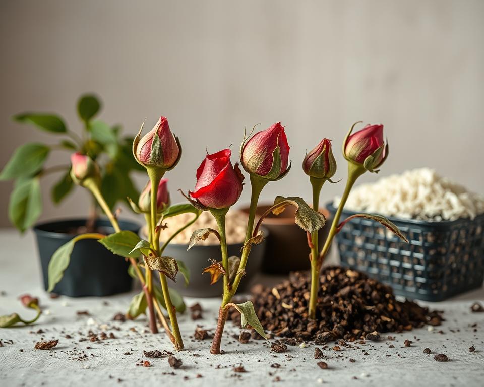 Rosenstecklinge Vermehrungsfehler