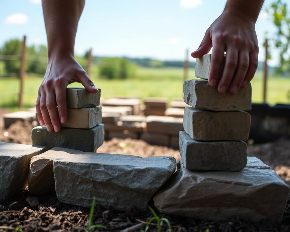 Steinhochbeet bauen Schritt für Schritt Steinhochbeet bauen Schritt für Schritt