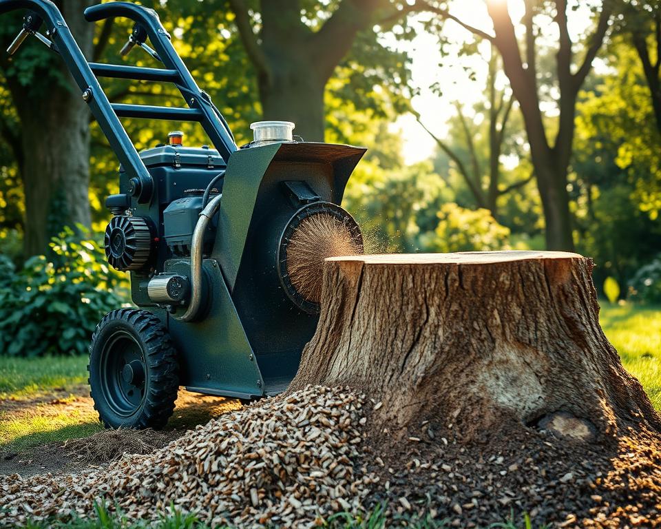 Stubbenfräse für professionelle Stumpfentfernung