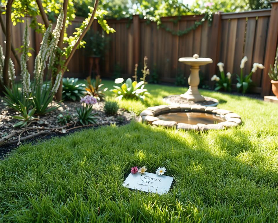 Tiergrab gestalten im Garten