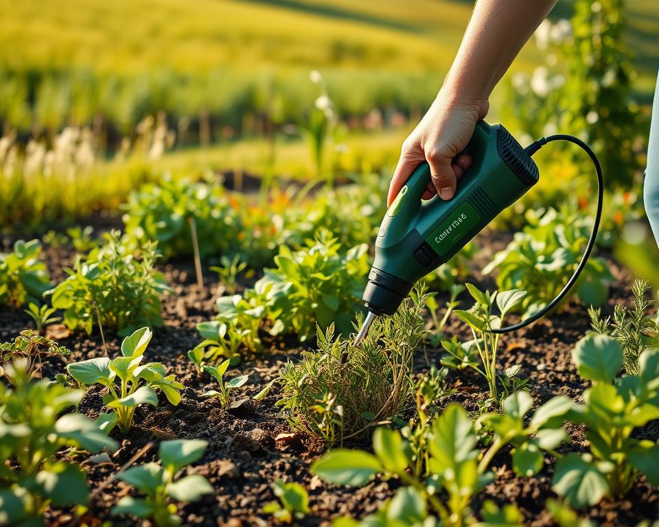 Zeitpunkt Unkrautbekämpfung im Garten