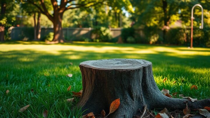 Baumstumpf im Garten abtöten – Effektive Methoden
