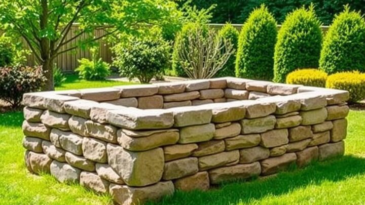 Hochbeet aus Stein selber bauen – DIY-Anleitung
