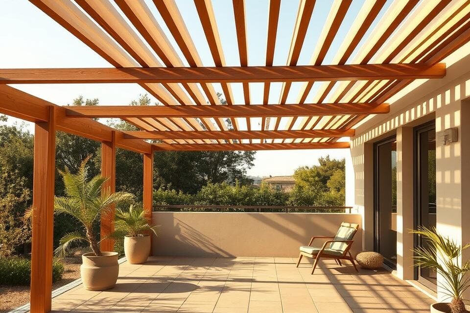 Terrassen Lamellendach selber bauen – DIY Anleitung