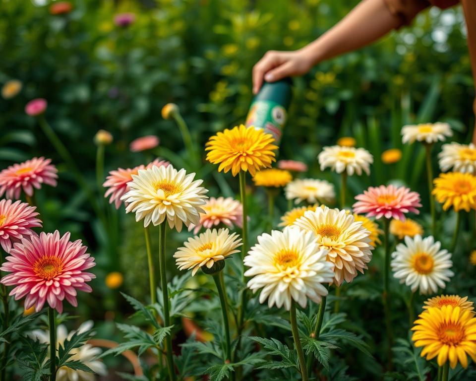 Chrysanthemen Düngung und Nährstoffversorgung