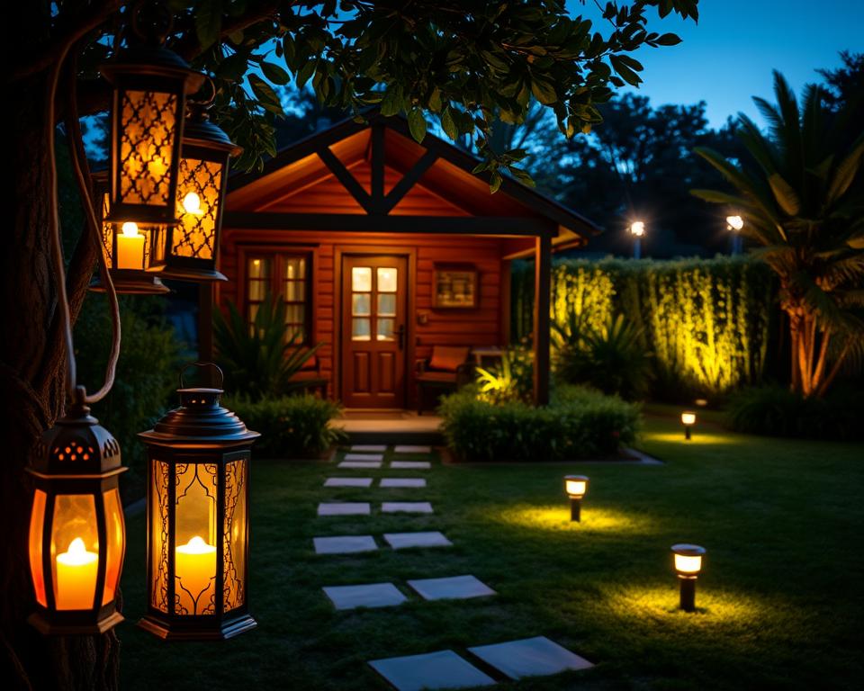 Gartenhaus Beleuchtungskonzepte