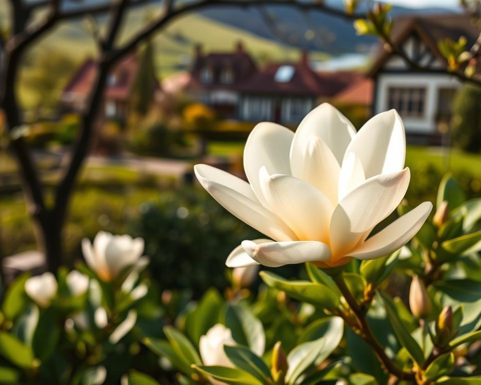 Magnolienblüte in Deutschland