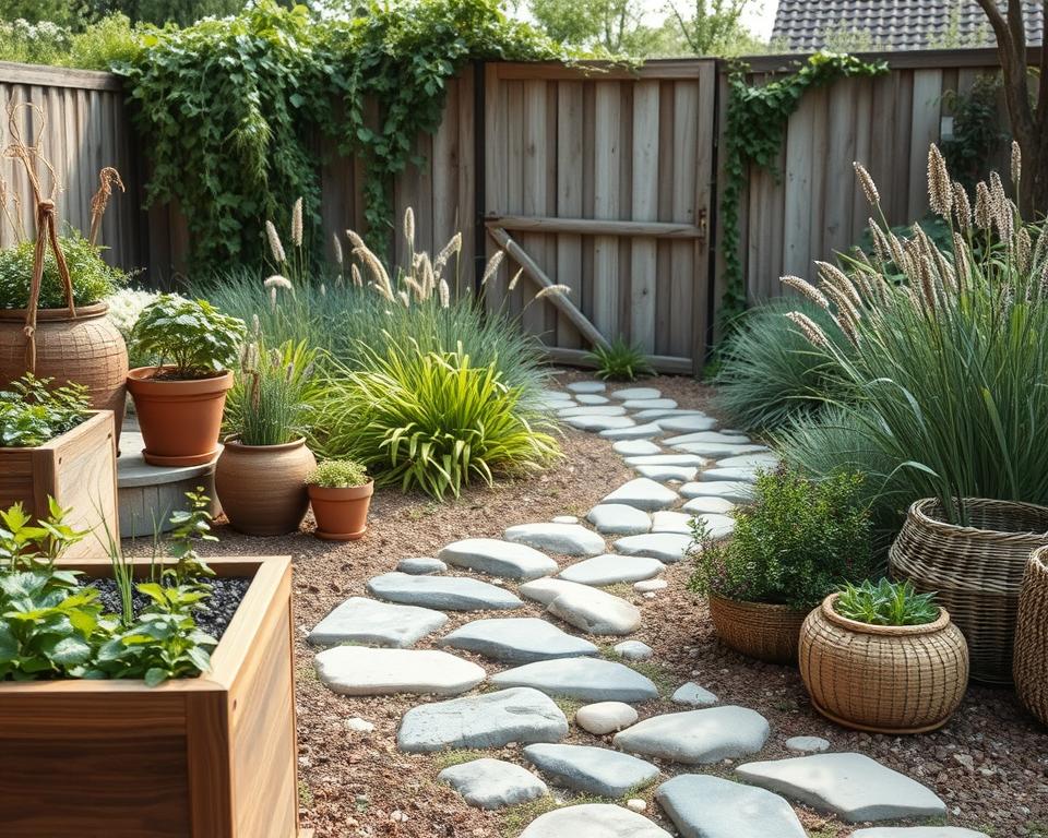 Nachhaltige Gartengestaltung mit Naturmaterialien