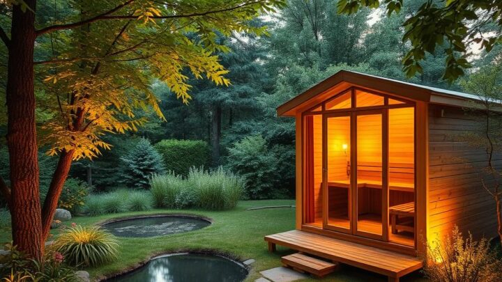 Außensauna für den Garten