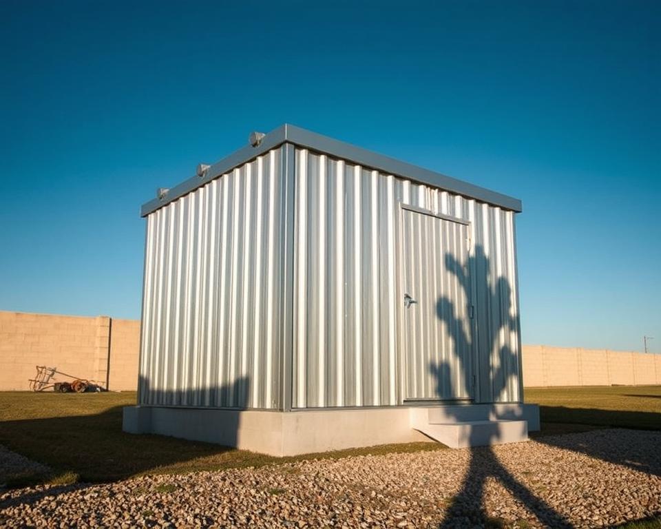 Fundament Metall Gartenhaus