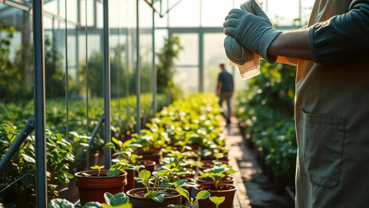 Effektiv Gewächshaus reinigen & desinfizieren: So geht’s richtig