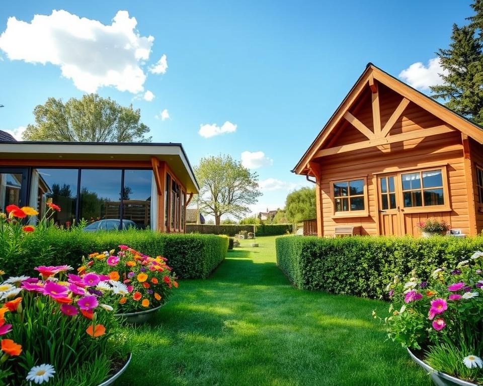 Pultdach und Satteldach Gartenhaus Vergleich