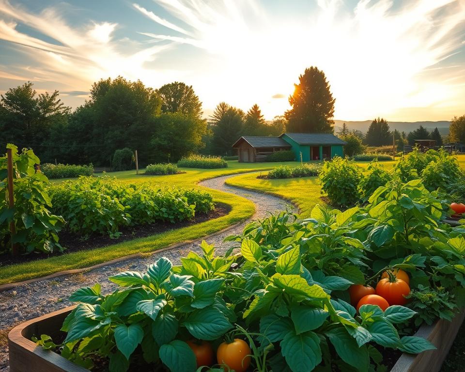 Selbstversorgergarten Hochbeet